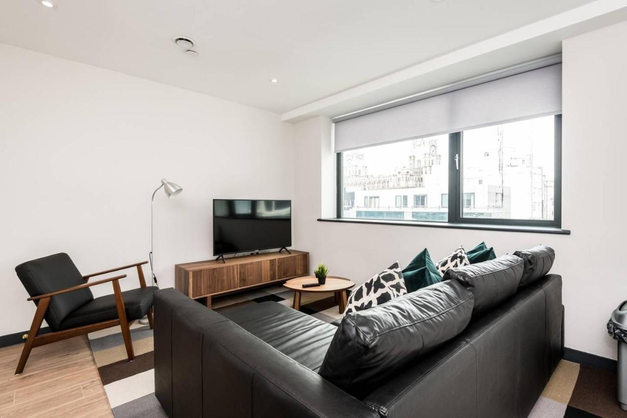 Waterfront Apartment With View Of Liver Building Liverpool Extérieur photo